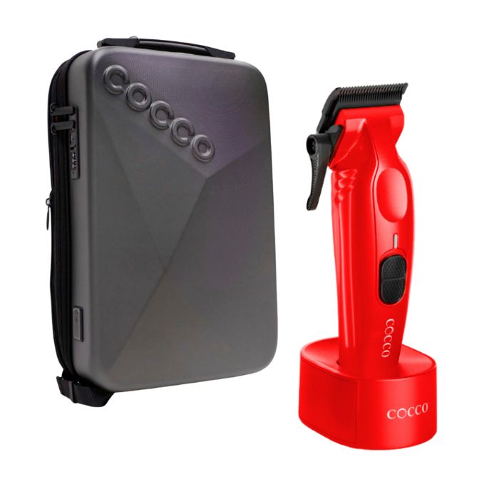 Combo Clipper Red+ Mobile Barber Station
